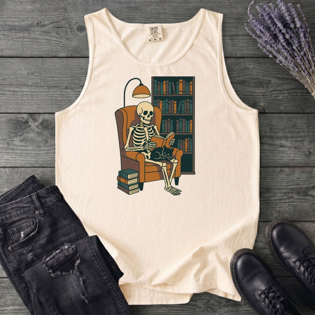 Reading Nook Skeleton Tank Top