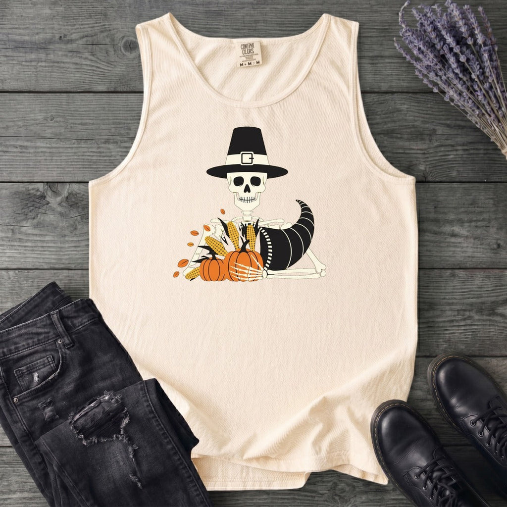 Pilgrim Skeleton Cornucopia Tank Top