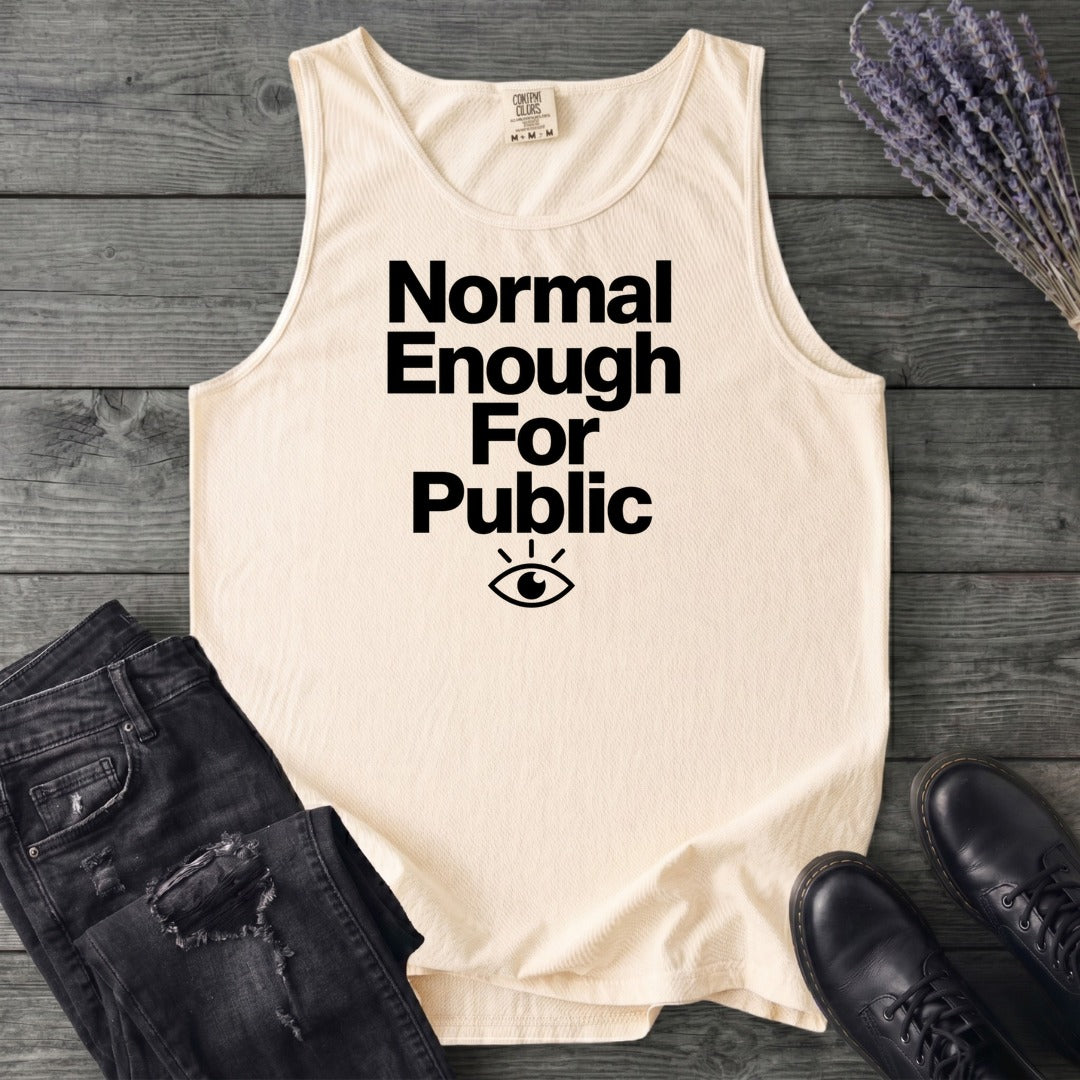 Normal Enough For Public Tank Top