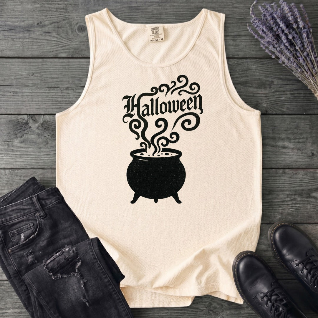 Halloween Cauldron Tank Top