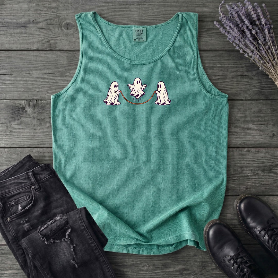 Jump Roping Ghosts Tank Top