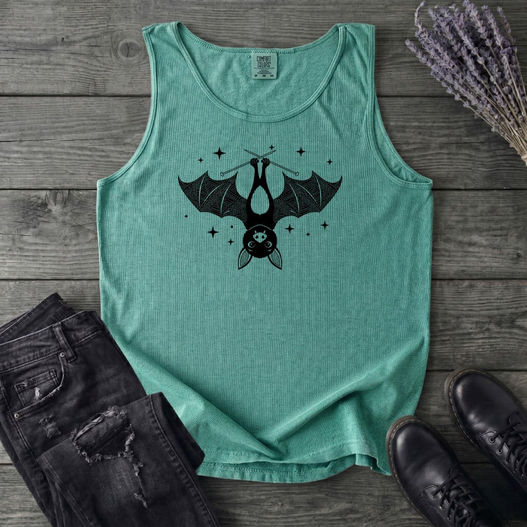 Bat Knitting Tank Top