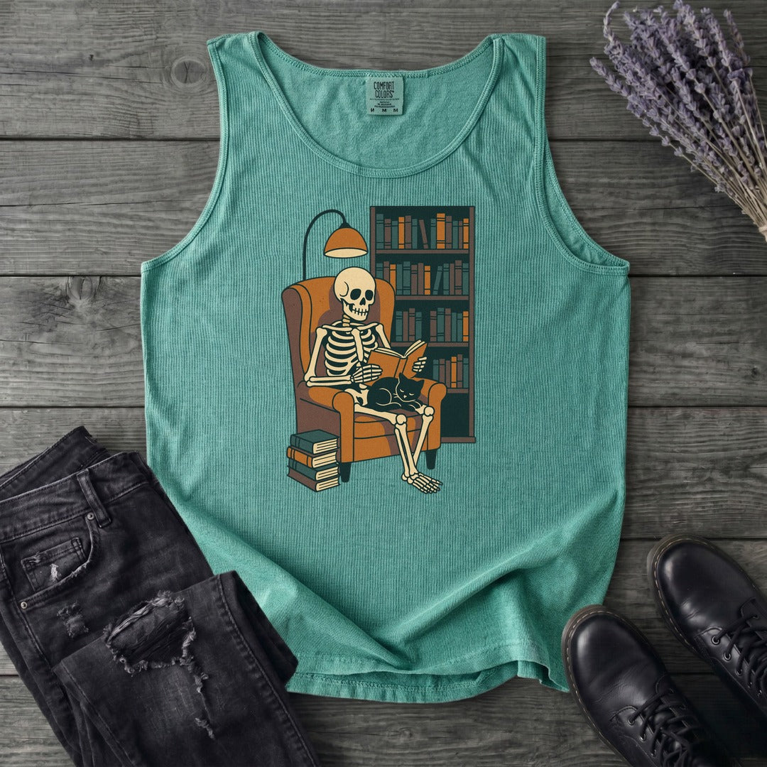 Reading Nook Skeleton Tank Top