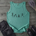 Skeleton Yoga Tank Top