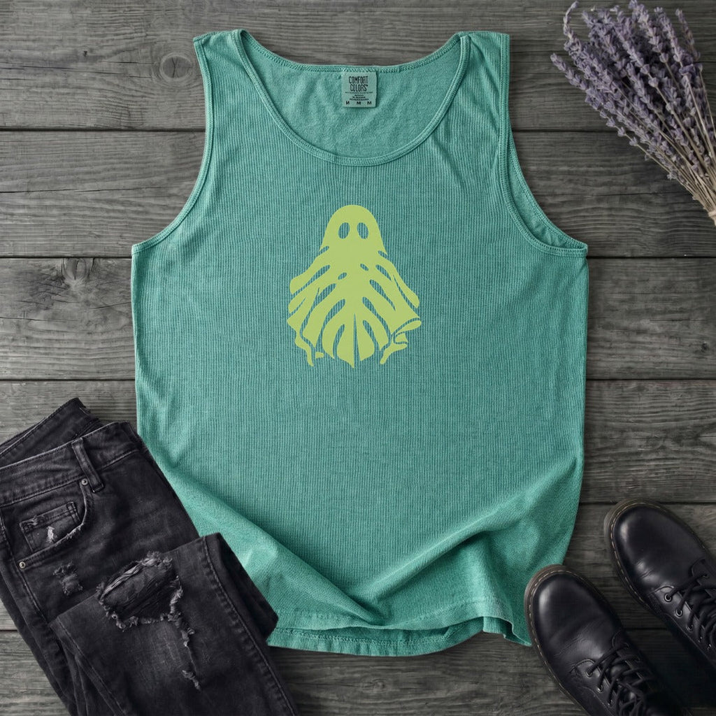Monstera Ghost Tank Top