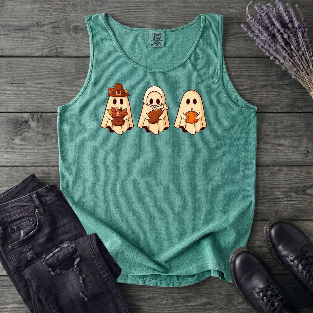 Thanksgiving Ghosts Tank Top