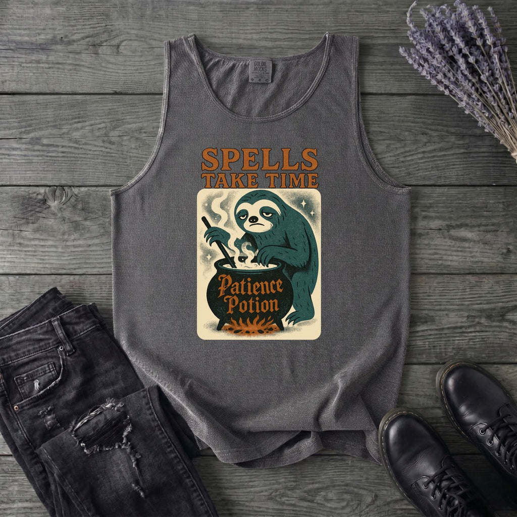 Spells Take Time Tank Top