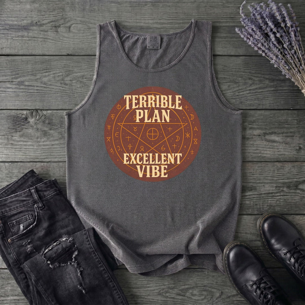 Terrible Plan Excellent Vibe Tank Top