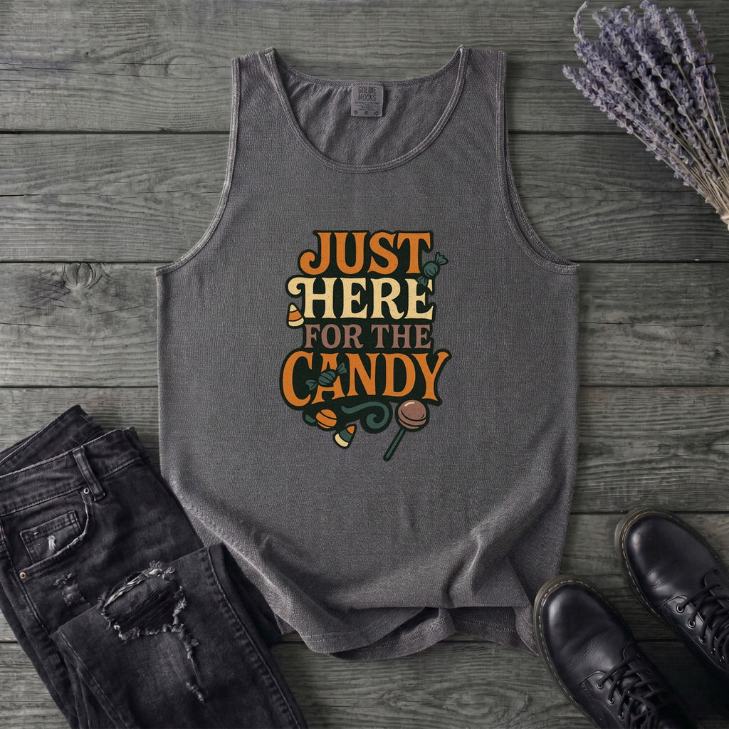 Just Here For The Candy Tank Top