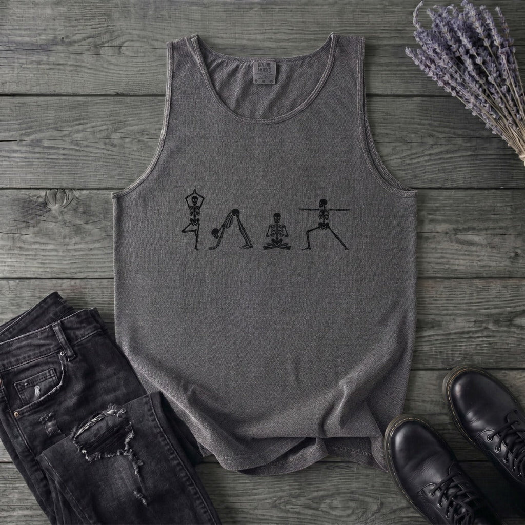Skeleton Yoga Tank Top