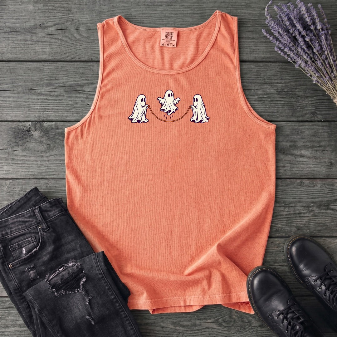 Jump Roping Ghosts Tank Top