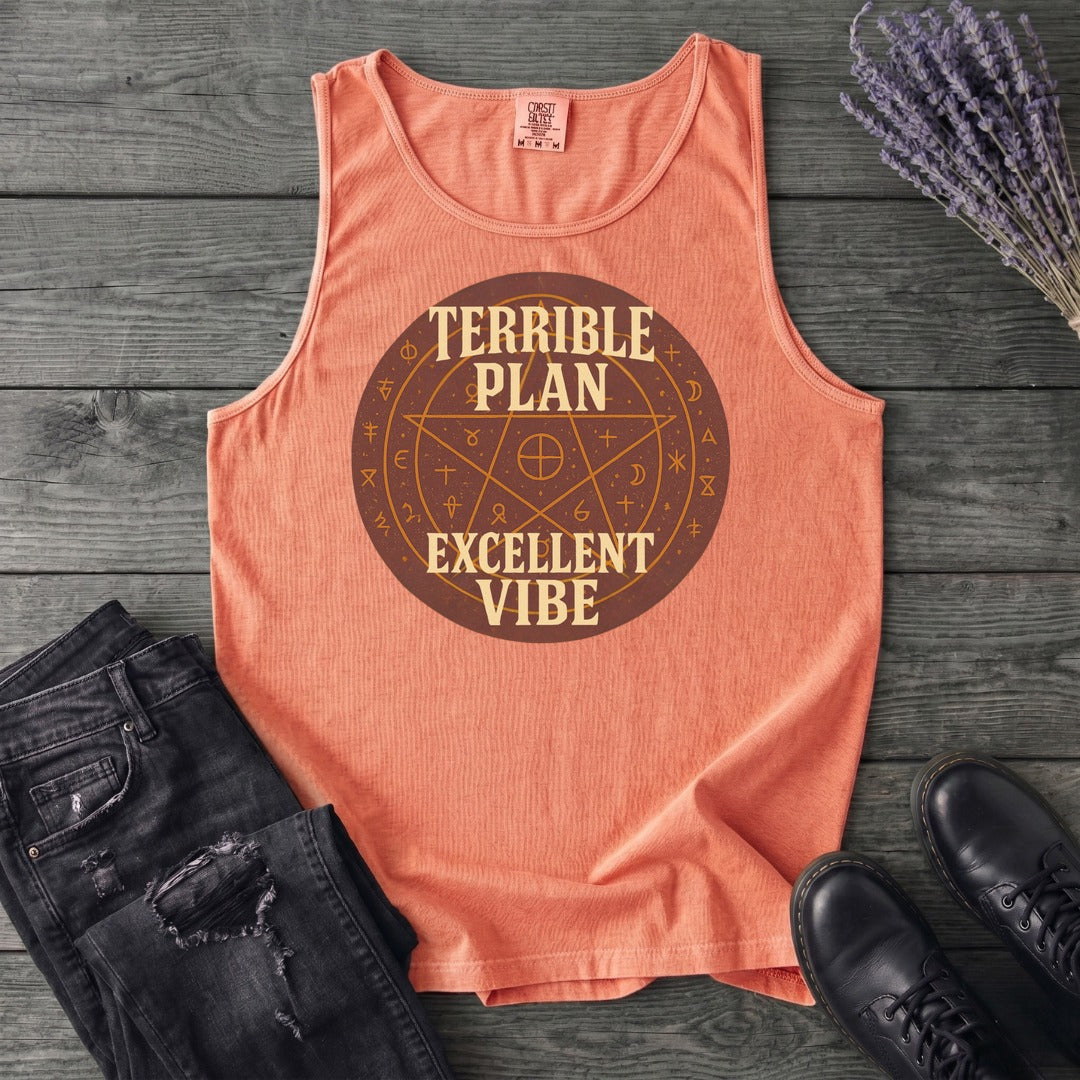 Terrible Plan Excellent Vibe Tank Top