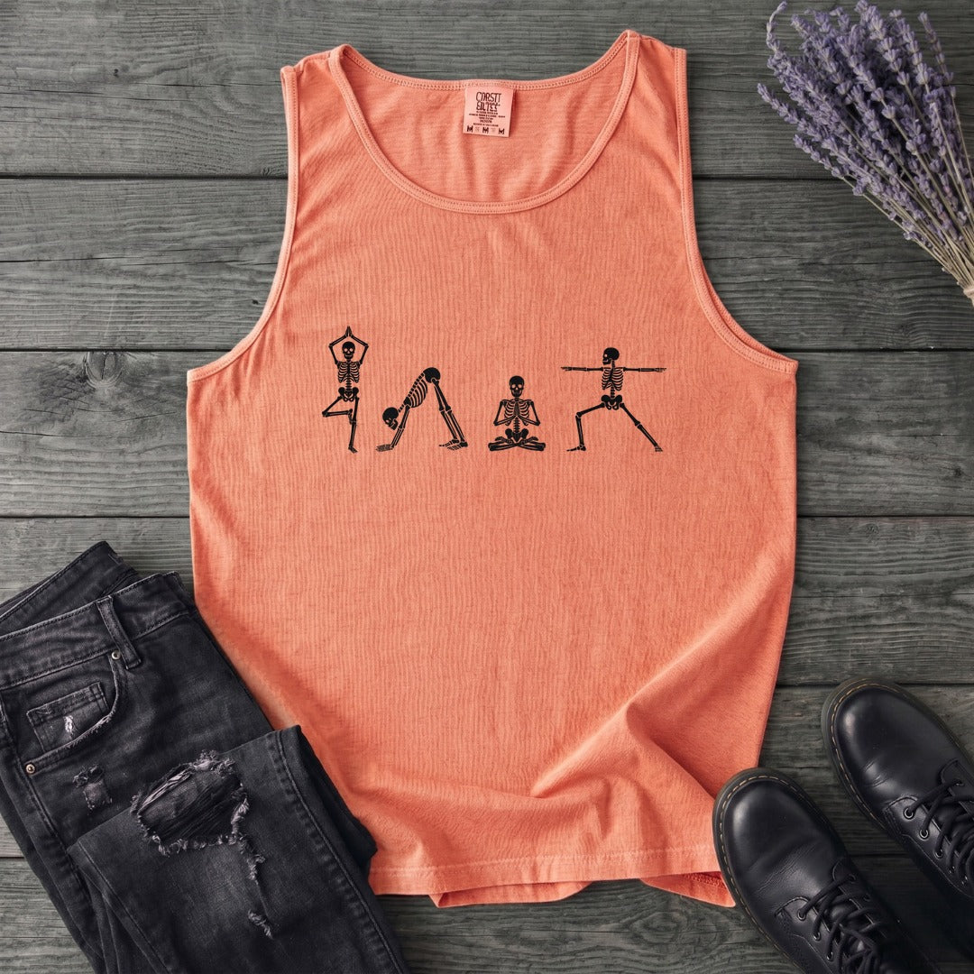Skeleton Yoga Tank Top