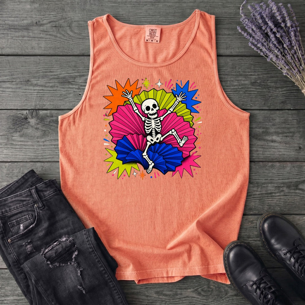 Festive Skeleton Tank Top