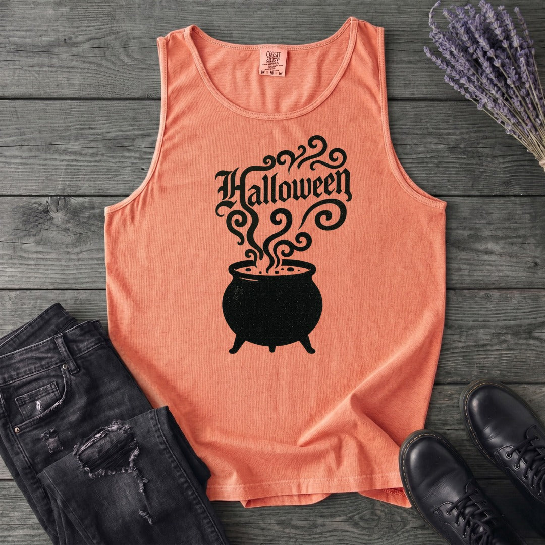 Halloween Cauldron Tank Top
