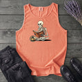 Skeleton Reading Tank Top