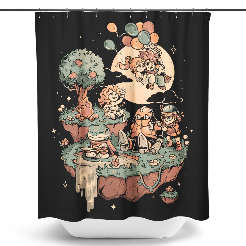 Chrono Island - Shower Curtain