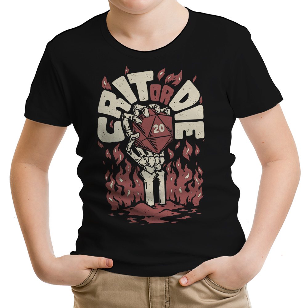 Crit or Die - Youth Apparel product image 1