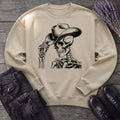 Cowboy Hat Skeleton Sweatshirt