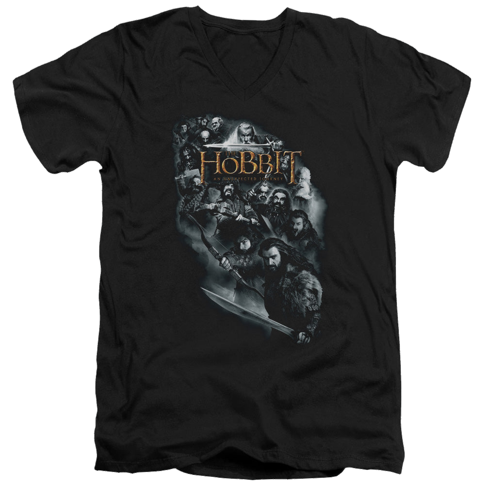 Hobbit Movie Trilogy, The Cast Of Characters - Men's V-Neck product image 1