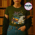 Good girls read dirty books on military green comfort product image 1