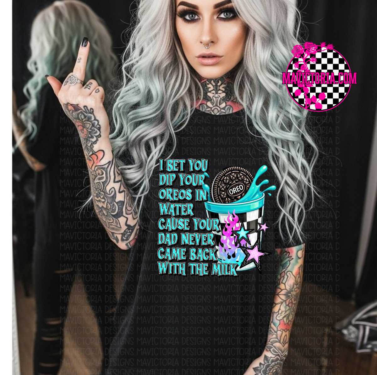 I bet you dip your Oreos in water cause dad never came back product image 1