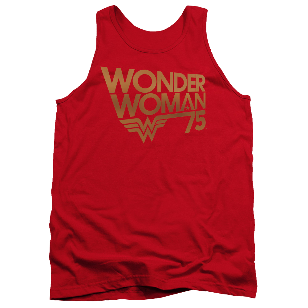 Wonder Woman Wonder Woman 75Th Anniversary Gold Logo - Men's Tank Top