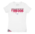 Womens - Retro 12 Racer Pink Finesse Shirt