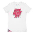 Womens - Retro 12 Racer Pink Living Life Shirt