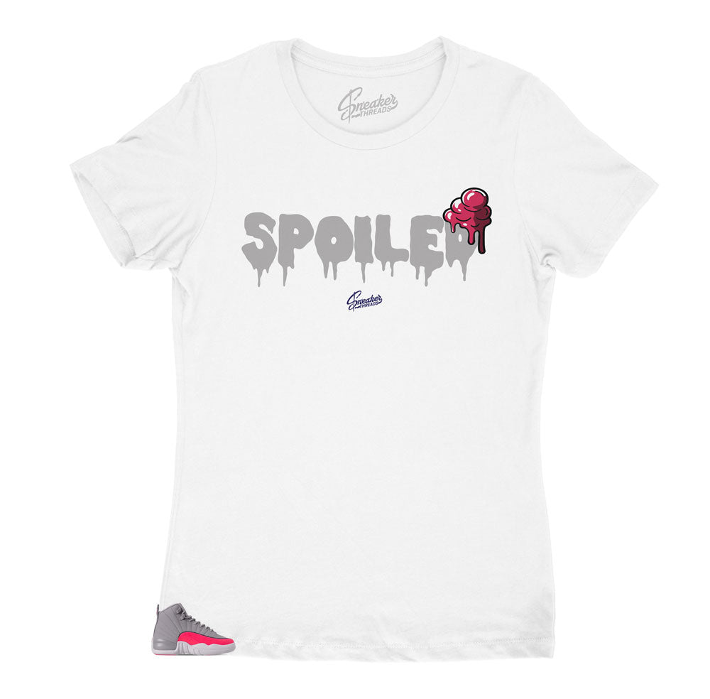 Womens - Retro 12 Racer Pink Spoiled Shirt