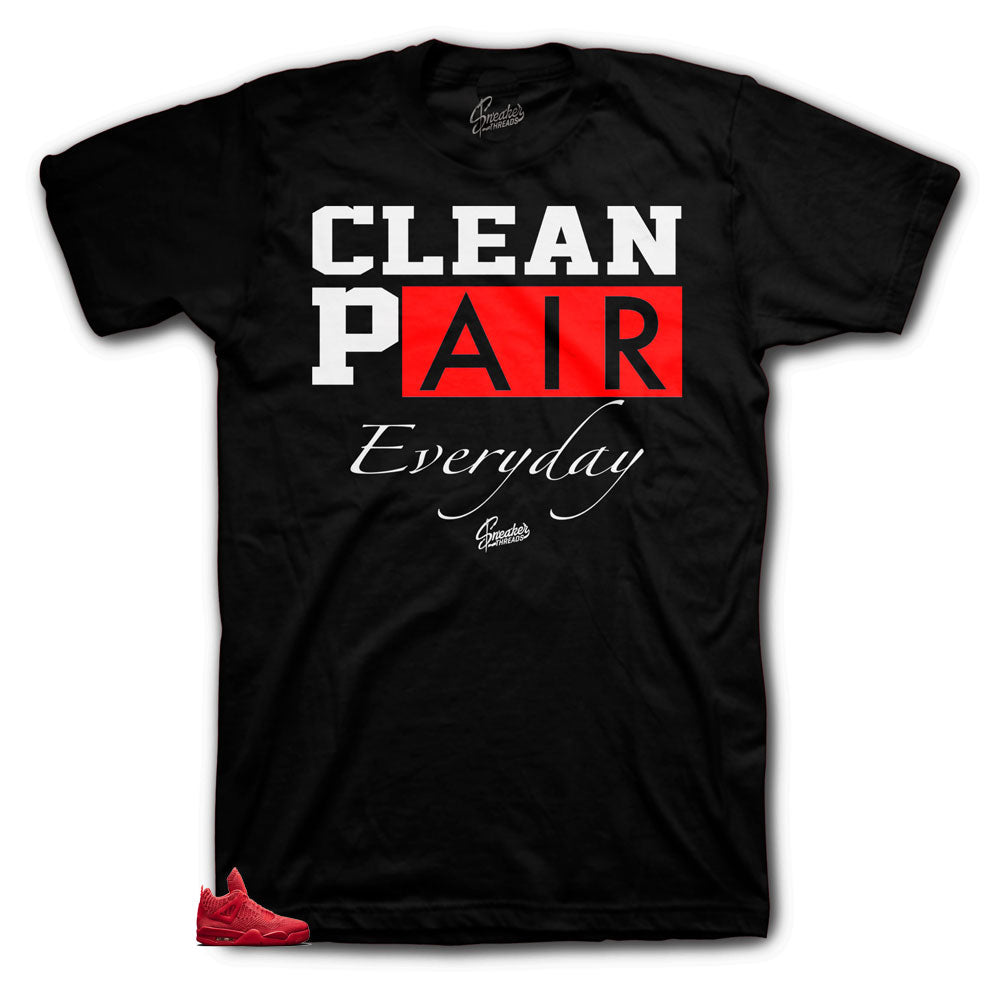 Retro 4 Red Flyknit Everyday Shirt