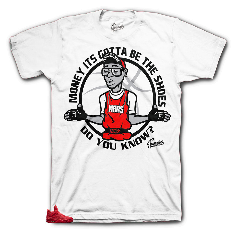 Retro 4 Red Flyknit Gotta Be Shoes Shirt