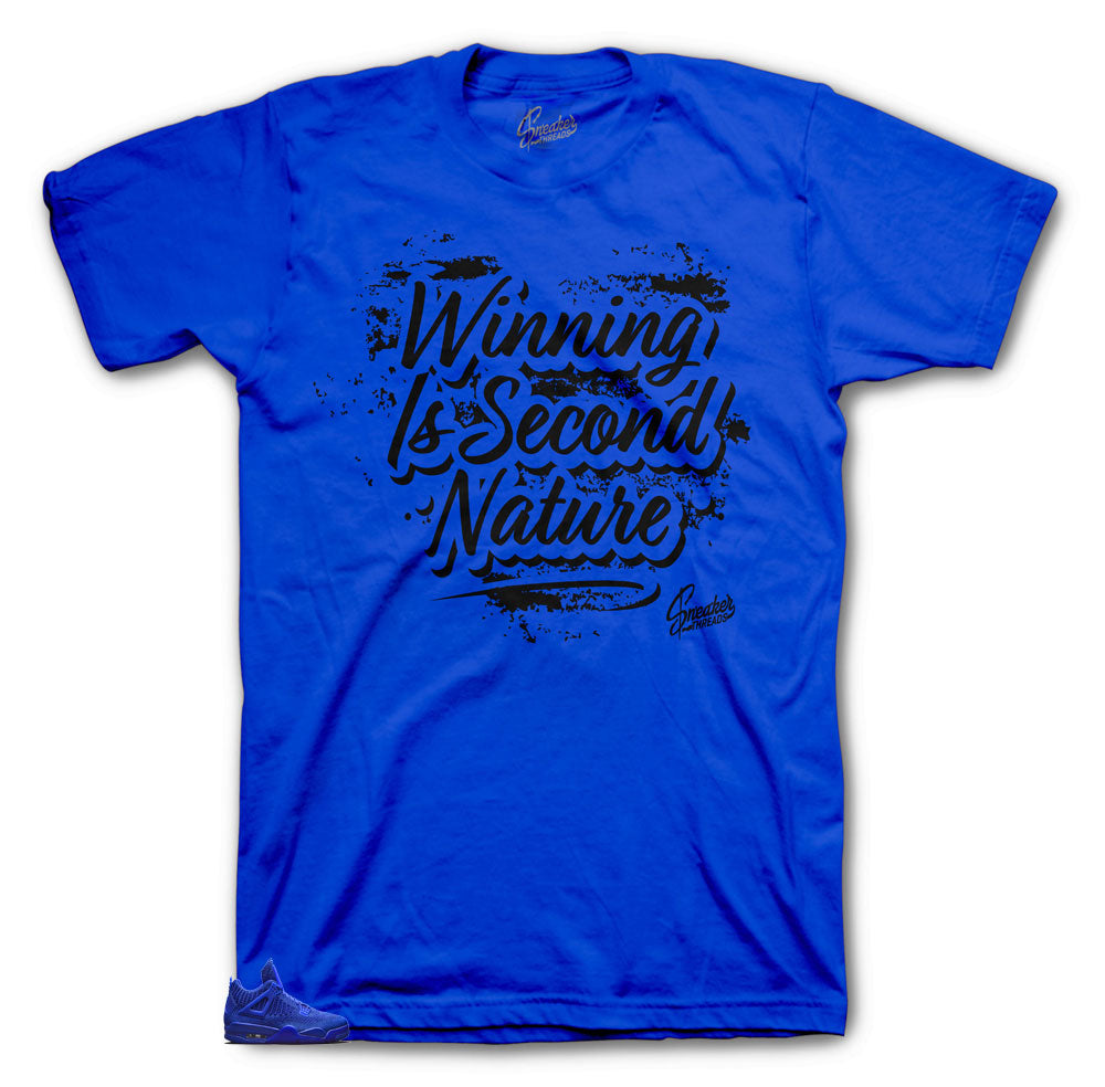 Retro 4 Royal Flyknit Second Nature Shirt