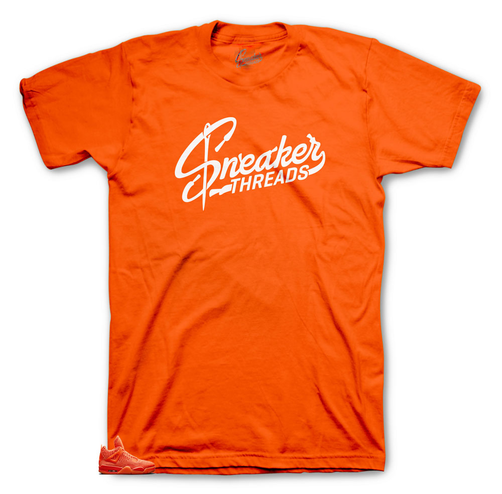 Retro 4 Orange Flyknit ST Original Shirt