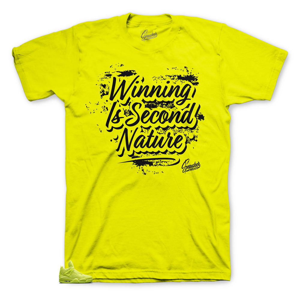Retro 4 Volt Flyknit Second Nature Shirt