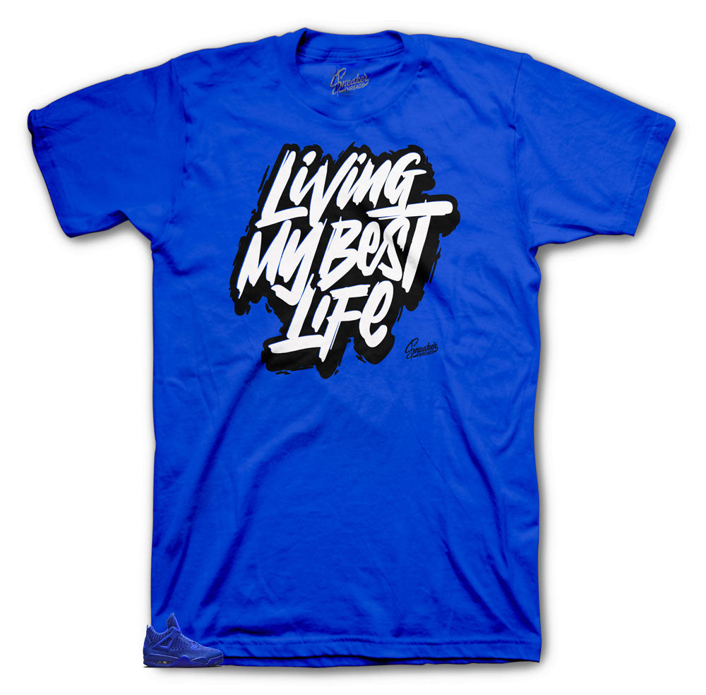Retro 4 Royal Flyknit Livin Life Shirt