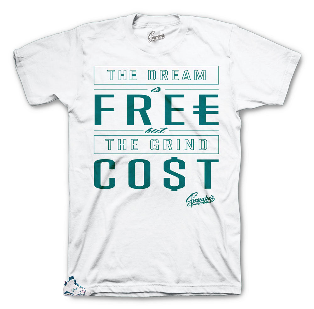 Retro 6 Green Abyss Cost Shirt