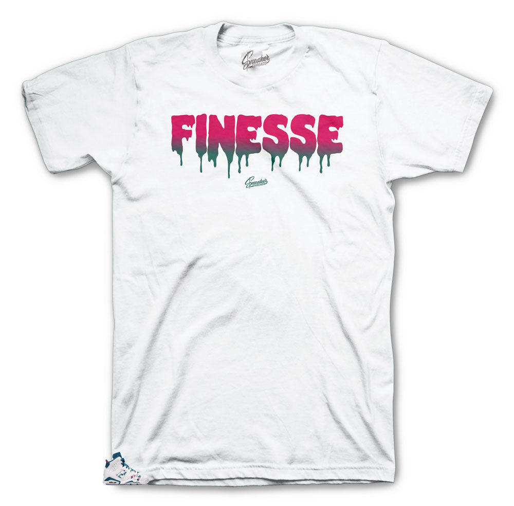 Retro 6 Green Abyss Finesse Shirt