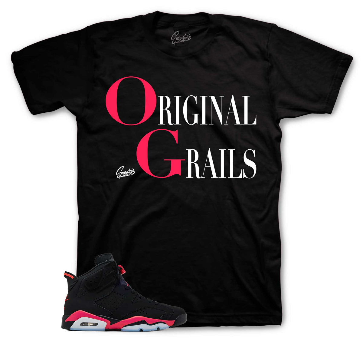 Retro 6 Infrared Grail Shirt