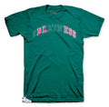 Retro 6 Green Abyss Drip Stitched Shirt