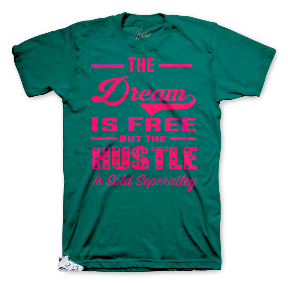 Retro 6 Green Abyss Drip Sold Separately  Shirt