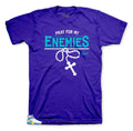 Retro 8 White Aqua Enemies Shirt