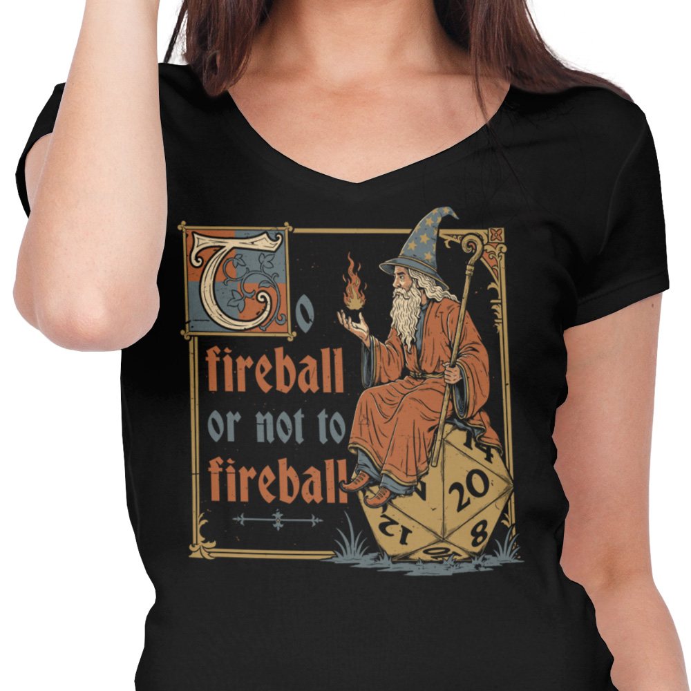 Medieval Wizard - Women's V-Neck product image 4