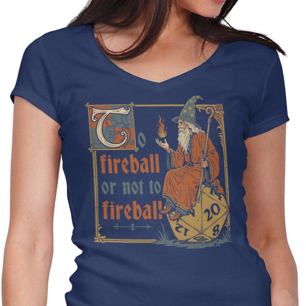 Medieval Wizard - Women's V-Neck product image 3