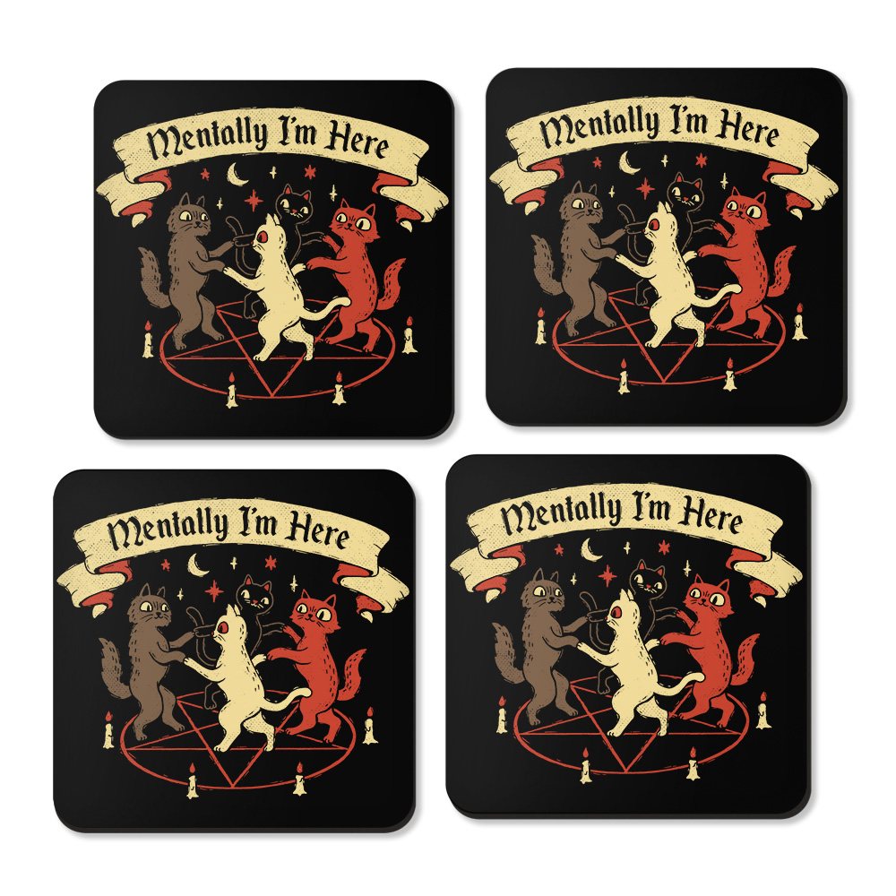 Mentally I'm Here - Coasters product image 3