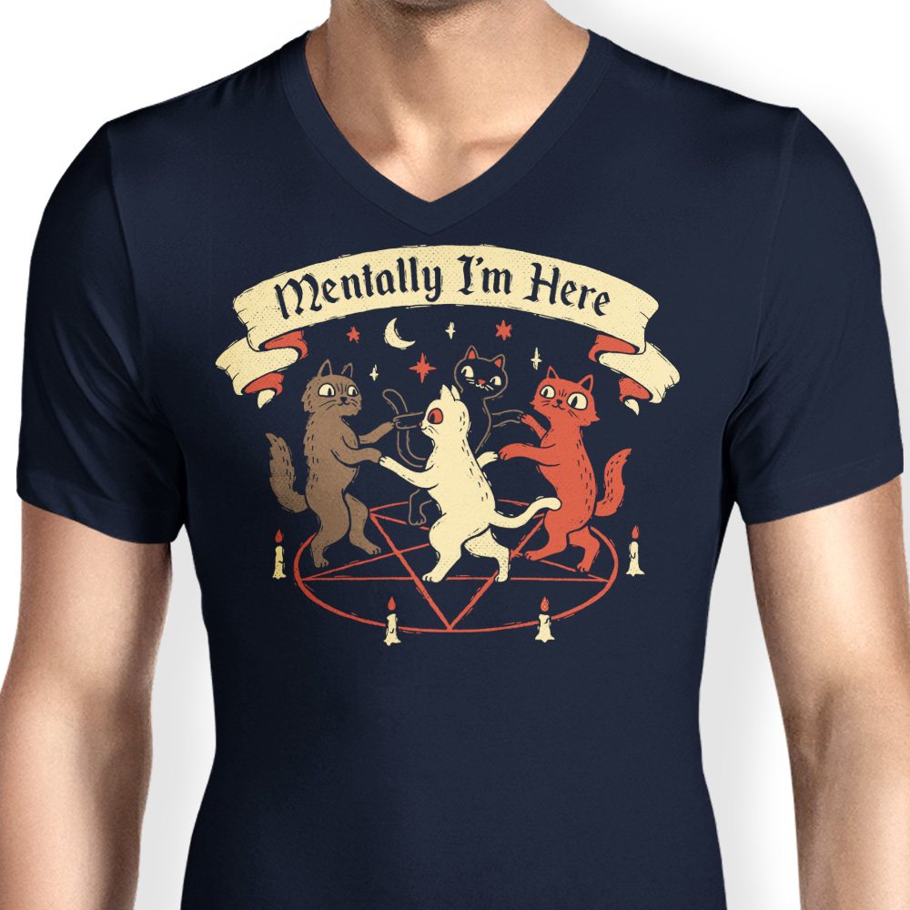 Mentally I'm Here - Men's V-Neck product image 5