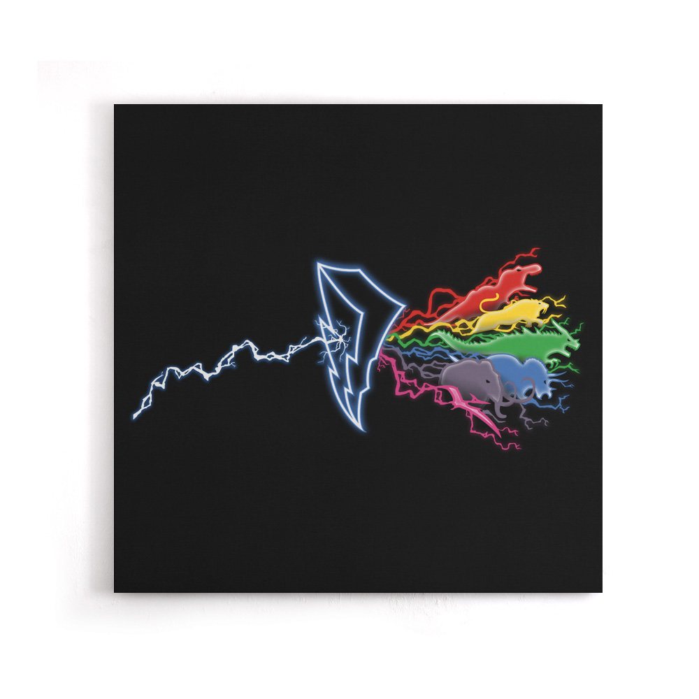Morphin' Side of the Zords - Canvas Print