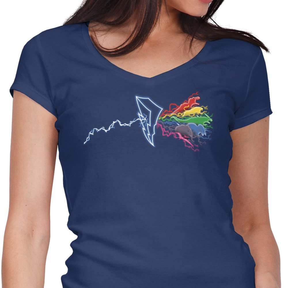 Morphin' Side of the Zords - Women's V-Neck product image 3