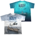 U.S. Navy Over And Under (Front/Back Print) - Youth product image 1