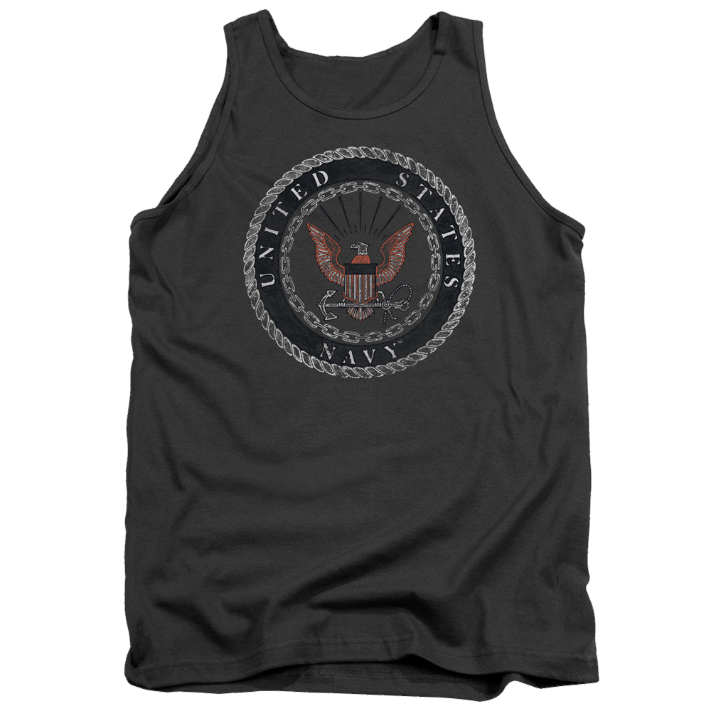 U.S. Navy Rough Emblem - Men's Tank Top